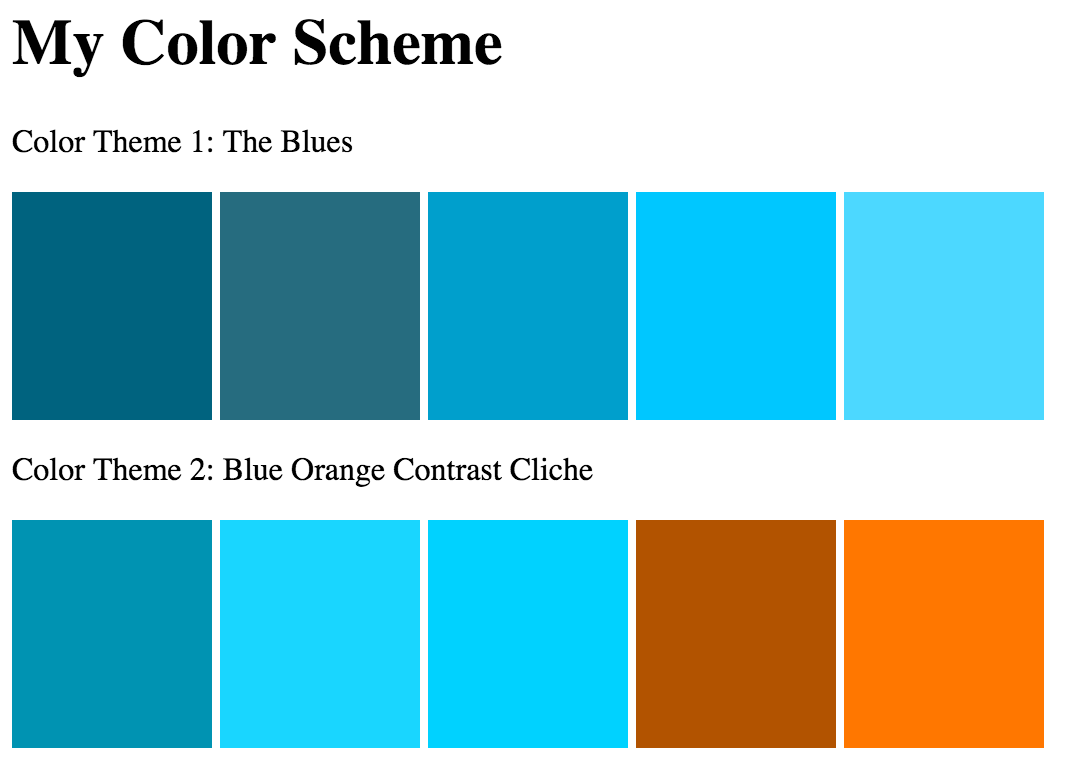 Color Schemes