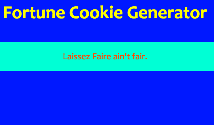 Fortune Cookies