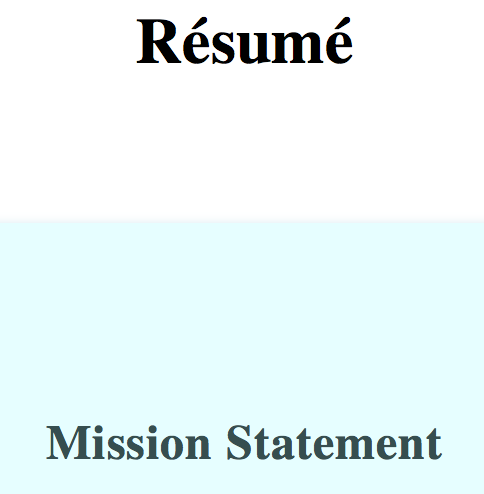 MissionStatement