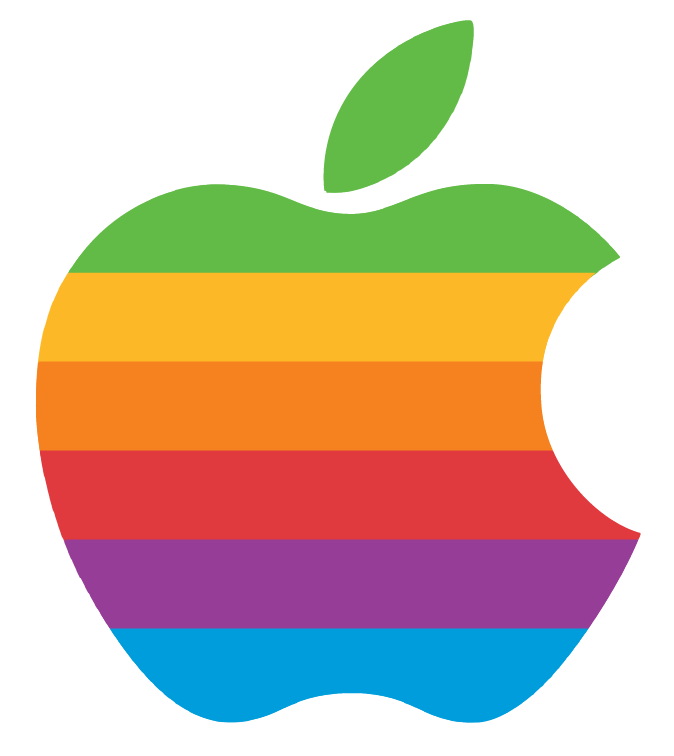 rainbow apple logo