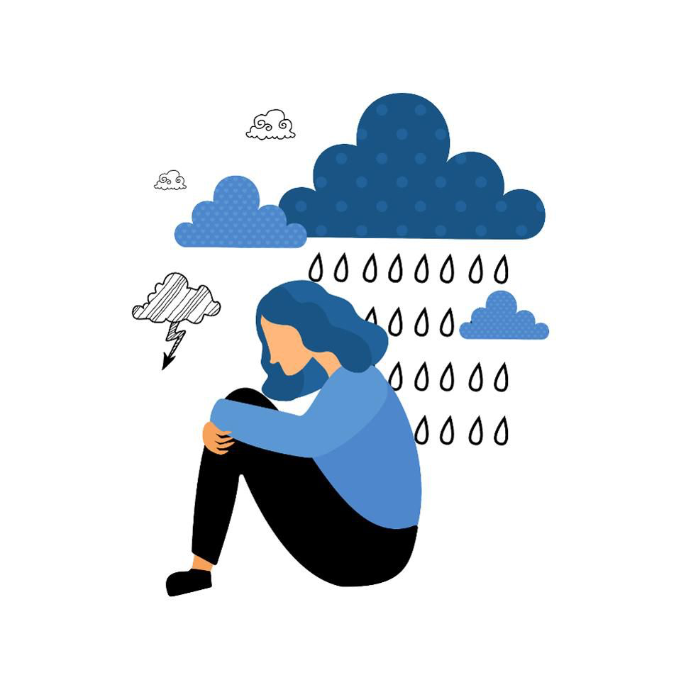 raincloud woman