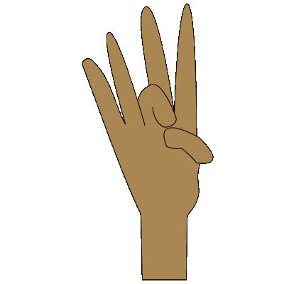 ASL sign for eight