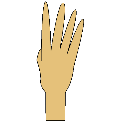 ASL sign for four