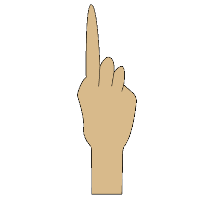 ASL sign for one